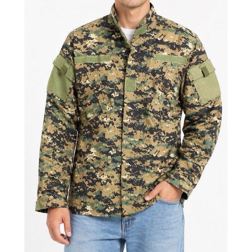 All Weather Coat US Combat Field Jacket Digital Woodland‎ Camo XL